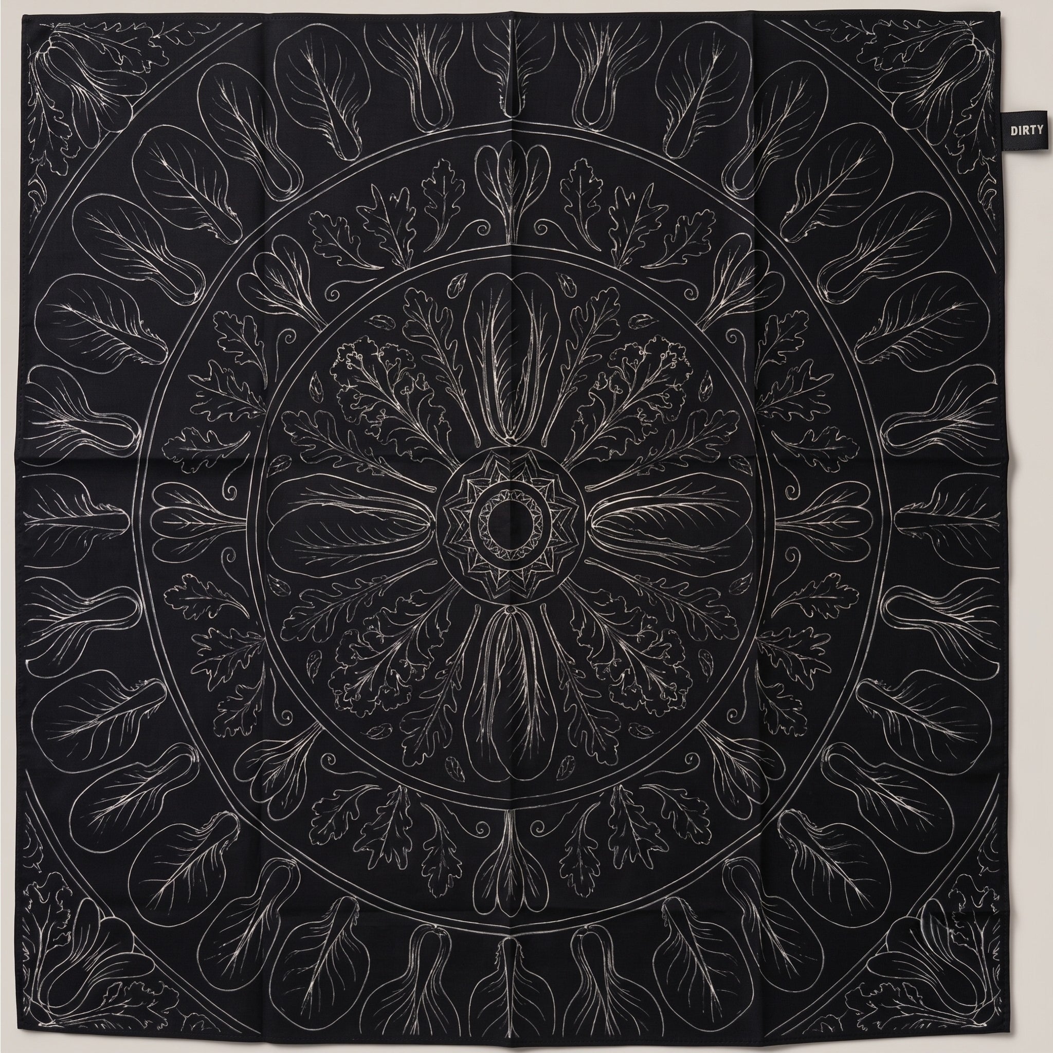Cotton Lettuce Mandala Bandana